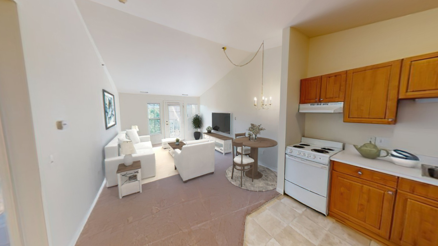 1 bedroom apartment interior at Lyon Township at Abbey Park